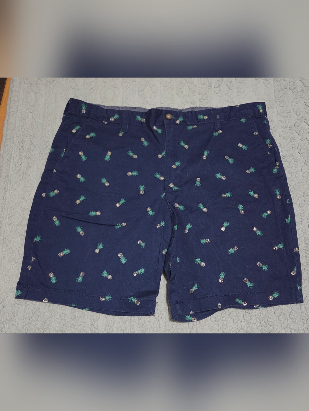 George Navy Blue Pineapple Print Men’s Shorts